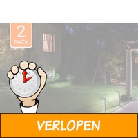 Set van 2 haakse tuinlampen