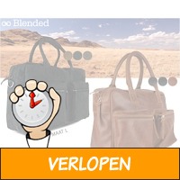 Blended leren tas in twee maten