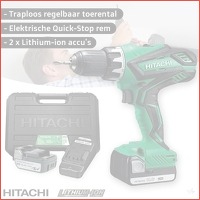 Hitachi accuboormachine