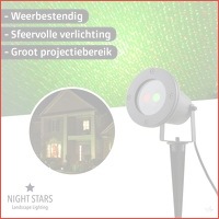 Night Stars laser verlichting