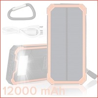 LED Dual USB Solar Charger