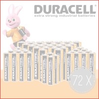 72 x Duracell Industrial AA of AAA batte..