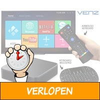 Venz V10 Android TV box met remote