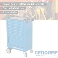 Gedore Blue Edition gereedschapswagen