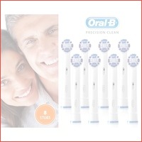 8-pack Oral-B Precision Clean opzetborst..