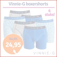 Vinnie-G boxershorts Sky Blue 6-pack