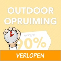 Mega outdoor uitverkoop