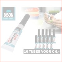 10-Pack Bison Seconde Lijmgel