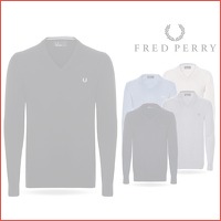 Fred perry v-hals trui