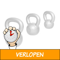 Voordeelset kettlebells: 4, 8 en 12 kg