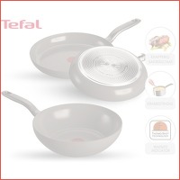 3-delige Tefal ceramic control pannenset