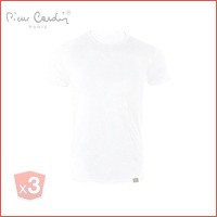 3-pack witte Pierre Cardin T-shirts