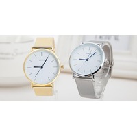 Chique en stijlvol RVS-horloge voor dame..