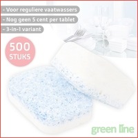 500 Greenline vaatwastabletten