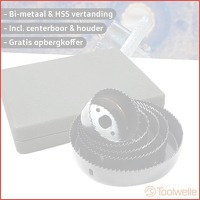 Toolwelle gatenzaagset