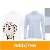 Poloshirt met lange mouwen