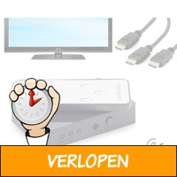 3-poorts HDMI switch met 3 HDMI-kabels