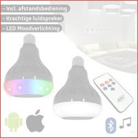 LED-Moodlight met Bluetooth Speaker