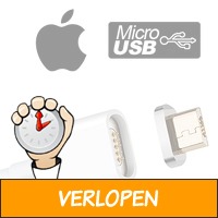 Quick Release Magnetische Micro USB en Lightning oplaad..