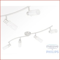 Massive by Philips plafondlamp met 4 spo..