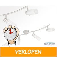 Massive by Philips plafondlamp met 4 spots