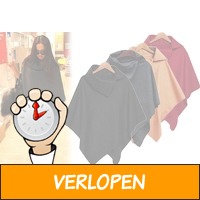 Stijlvolle poncho met col