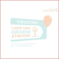 Voucher 1000 KwH groene stroom