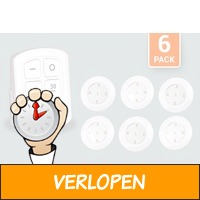 6 LED-spots met afstandsbediening