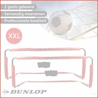 Dunlop voetbalgoals XXL met draagtas