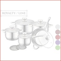 12-delige Royalty Line pannenset