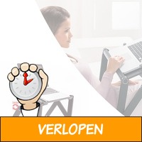 Ergonomisch verstelbare laptoptafel