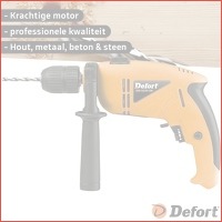 Defort klopboormachine 600W