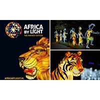 Entree voor Africa by Light in Safaripar..