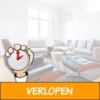 Loungefauteuil met voetenbank