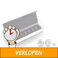 7 paar Swarovski Elements oorbellen