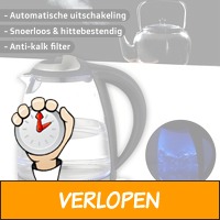 Sarcona design glazen waterkoker 1.8L