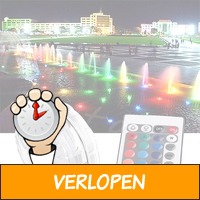 Waterdichte LED-lamp met afstandsbediening