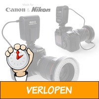 Flashring voor Canon en Nikon