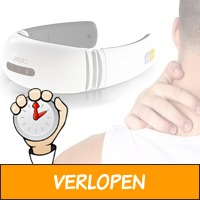 Apparaat voor nekmassage met infrarood