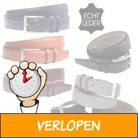 Riem van klassiek leer of zachte suede