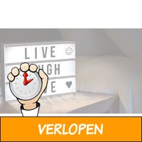 A4 lichtbak voor 19,99 euro (46% korting)