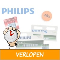 48 x Philips batterijen