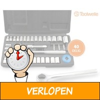 Toolwelle 40-delige doppenset in koffer