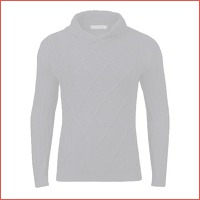 Sweater met hoge kraag