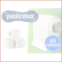 64 Paloma toiletrollen