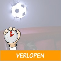 3D lamp voetbal