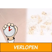 Letter ketting met hartje