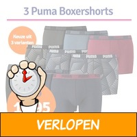 3-pack Puma Tooth boxershorts