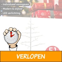 Kerstboom met 51 LED-lampjes