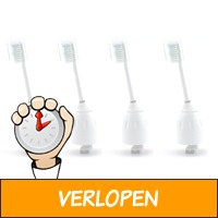 4-pack opzetborsteltjes voor Philips